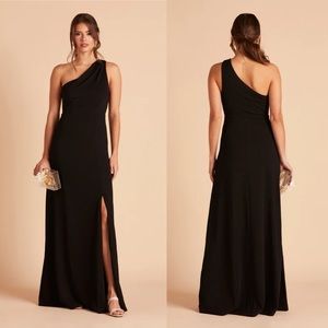 Kira One Shoulder Thigh Slit Bridesmaid Dress